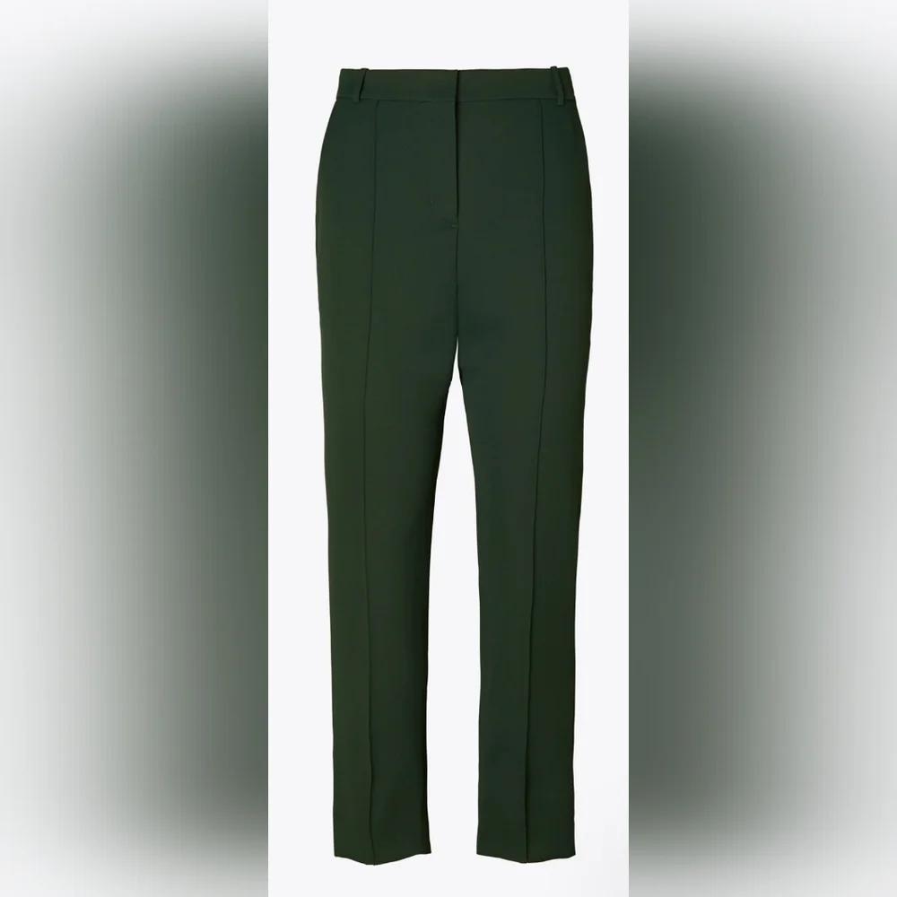 Tory Burch Tech Twill Mid-rise Ankle Length Golf Pants Size 0 in Conifer